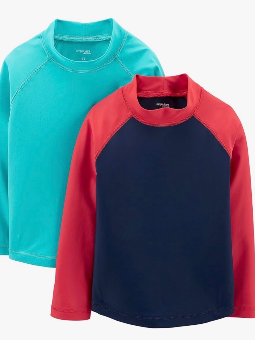 2 Pack CARTERS Rash Guard 3-6 months